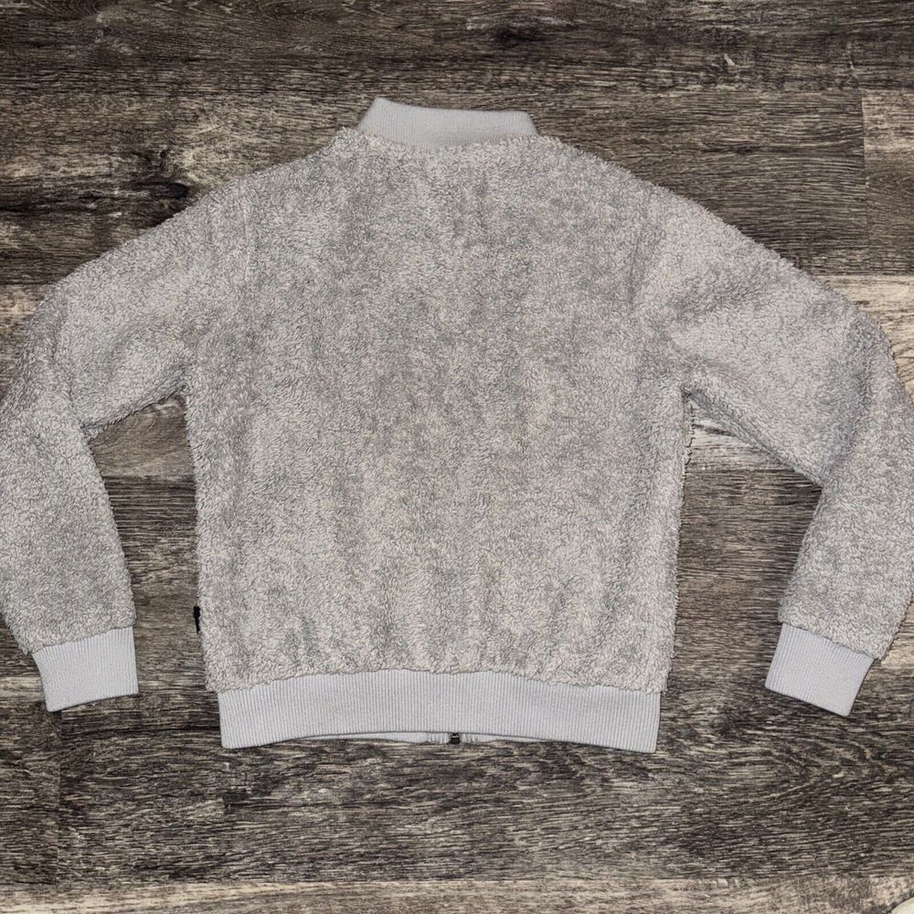 Patagonia Women's‎ Full Zip Grey Fleece Bomber Jacket XS - Picture 8 of 8